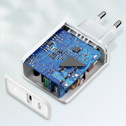 Ugreen Fast USB Type C / USB Wall Charger 36 W Quick Charge 4.0 Power Delivery weiß (60468 CD170)