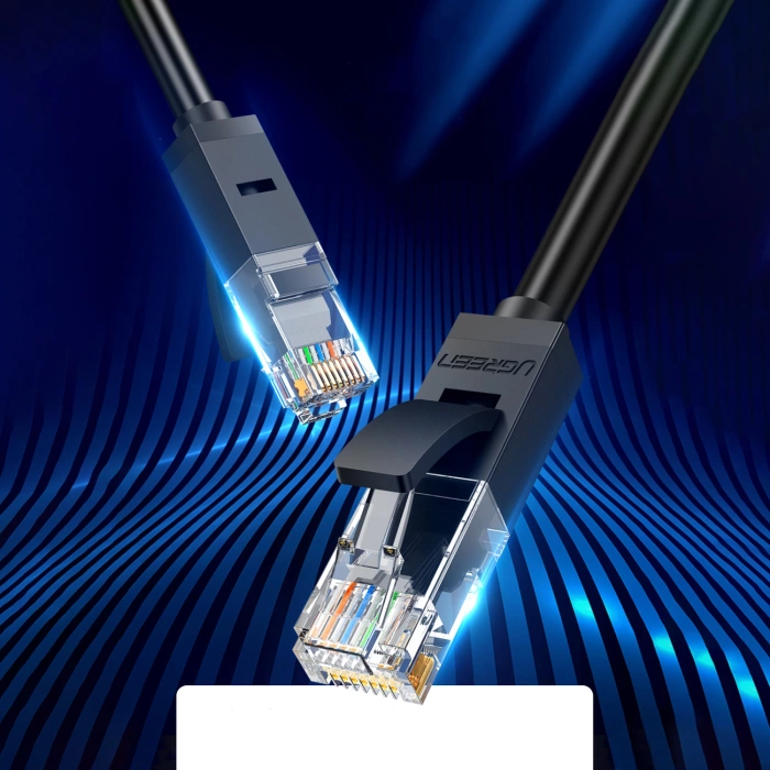 Ugreen kabel lAN Ethernet U/UTP Kat. 6 1000Mbps 15m schwarz (NW102)
