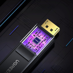 Ugreen Unidirektionales DisplayPort-zu-HDMI-Kabel 4K 30Hz 32 AWG 3m Schwarz (DP101 10203)