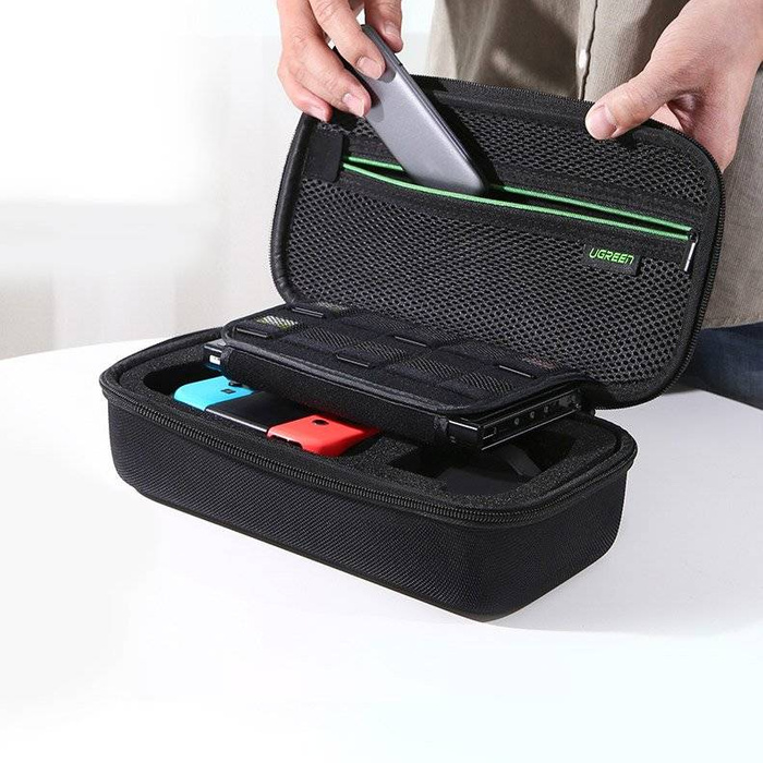 Ugreen Case Box für Nintendo Switch und Zubehör S 26,5 x 10 x 13,5 cm schwarz (50275 LP145)
