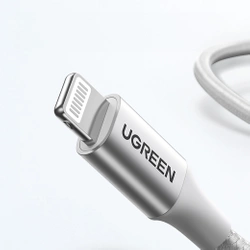 Ugreen cable USB Type C cable - Lightning MFI 1 m 3 A 36 W silver (70523)