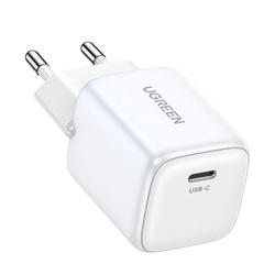 Hohe Geschwindigkeit ladergerät GaN USB C 30W PD Ugreen Nexode Mini - Weiß