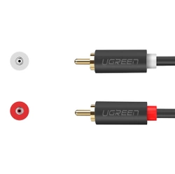 Kabel UGREEN 2RCA Cinch Do 2RCA Cinch 3m Czarny AV104 10519