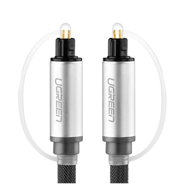 Kabel ugreen AV108 Toslink/SPDIF optisch 3m - grau