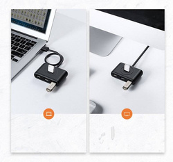 Ugreen HUB Splitter 4x USB 3.2 Gen 1 (1 m Kabel) schwarz (CR113 20291)