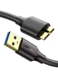UGREEN USB 3.0 MicroUSB 3.0-Kabel US130 2m Schwarz