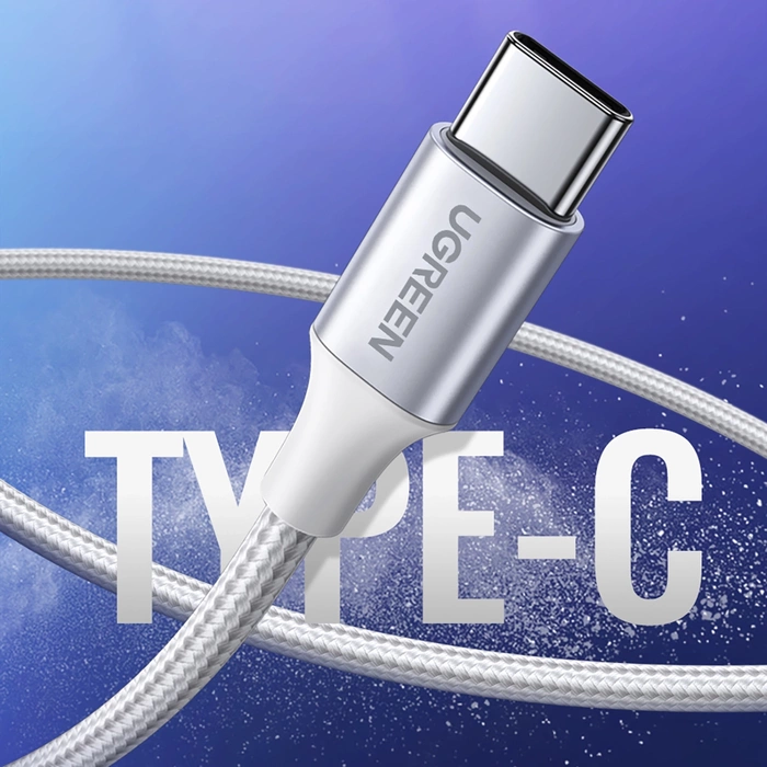 Ugreen US288 60130 USB-A / USB-C QC 3.0 3A 0.5m cable - white