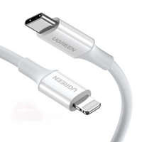 Kabel USB-C zu Lightning UGREEN US171, 3A, 0,25m (weiß)