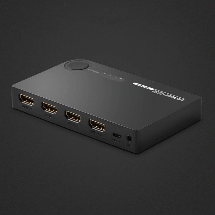 Ugreen switch splitter splitter switch HDMI - 3x HDMI 3D 4K 7.5 Gbps 36 bit per channel black (40234)