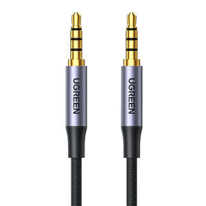 Mini jack cable UGREEN AV183 3.5mm, AUX, 1m (black)