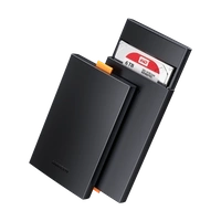 Ugreen Schacht für HDD SSD Festplattengehäuse 2,5'' SATA USB 3.2 Gen 1 (5 Gbps) Micro USB SuperSpeed + 0,5 m Kabel schwarz (CM237 60353)