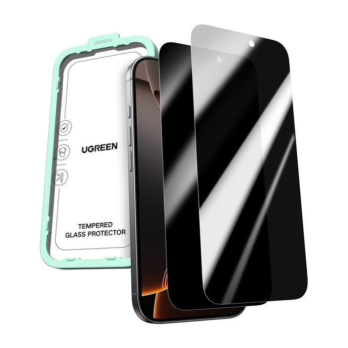Tempered Glass privatizing Ugreen SP1155 for iPhone 17 Pro (2 pcs.)