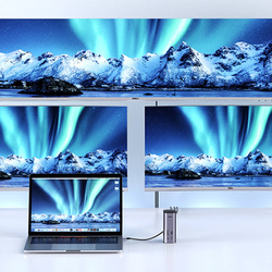 Ugreen Multifunktions-HUB 12in1 USB C USB HDMI DP RJ45 AUX SD TF grau (CM555)