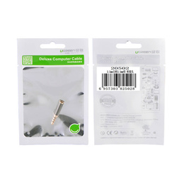 Ugreen Adapter 2,5 mm (weiblich) Microklinke auf 3,5 mm Miniklinke (männlich) Adapter schwarz (20502)