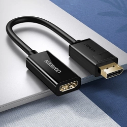 Adapter Ugreen MM137 40363 DisplayPort (męski) do HDMI (żeński) 4K / 1080p - czarny