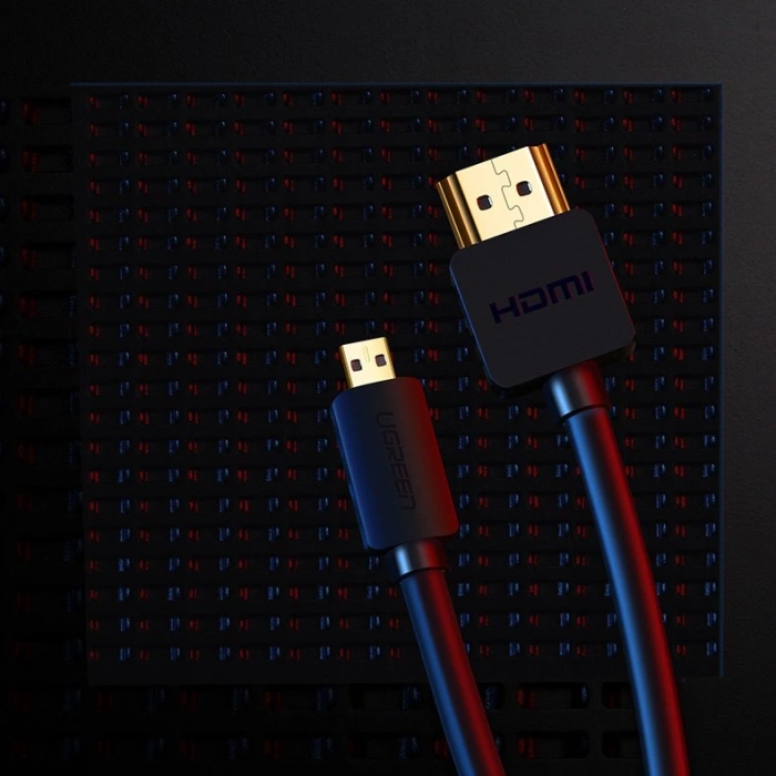 Ugreen cable HDMI - micro HDMI cable 19 pin 2.0v 4K 60Hz 30AWG 1.5m black (30102)
