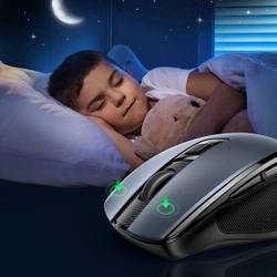 Ugreen optyczna mysz bezprzewodowa USB 2.4GHz / Bluetooth 5.0 4000 DPI czarny (MU006)