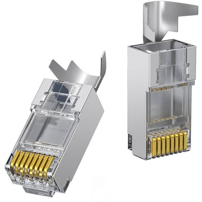 RJ45-Stecker UGREEN NW193, Ethernet, 8P/8C, Kat.7, FTP (10 Stk.)
