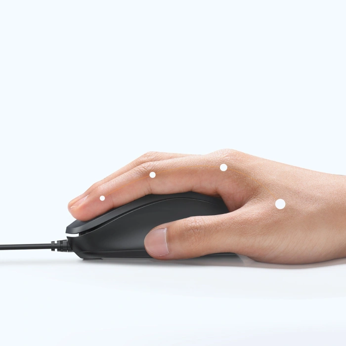 Mouse Ugreen wired optical - black