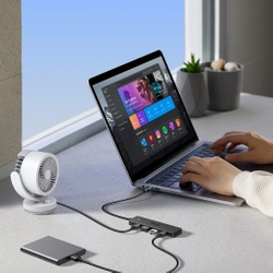 HUB Ugreen CM219 35574 with 4 USB-A 3.0 ports and USB-A 3.0 cable 1m - black