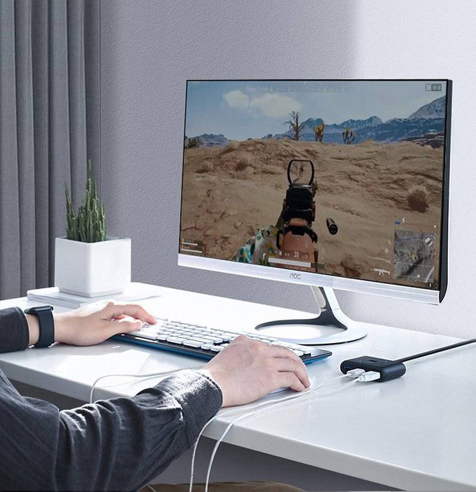 Ugreen HUB Splitter 4x USB 3.2 Gen 1 (1 m Kabel) schwarz (CR113 20291)