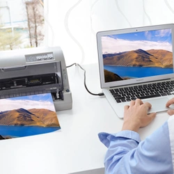 Cable for printer Ugreen US122 USB-B USB-A 2.0 10m - black