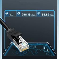 Ugreen cable internet network cable Ethernet patchcord RJ45 Cat 6 UTP 1000Mbps 1m blue (NW102 11201)