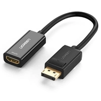 Adapter Ugreen MM137 40363 DisplayPort (Stecker) auf HDMI (Buchse) 4K / 1080p - schwarz