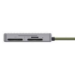 USB-C Card Reader Ugreen CM868, 2xSD 1xTF 170MB/s (gray)
