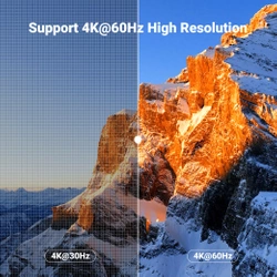 Ugreen CM664 HDMI switch 2in1 KVM switch - black