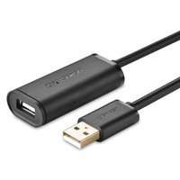 Ugreen active cable USB 2.0 Verlängerungskabel 480 Mbps 10 m schwarz (US121 10321)