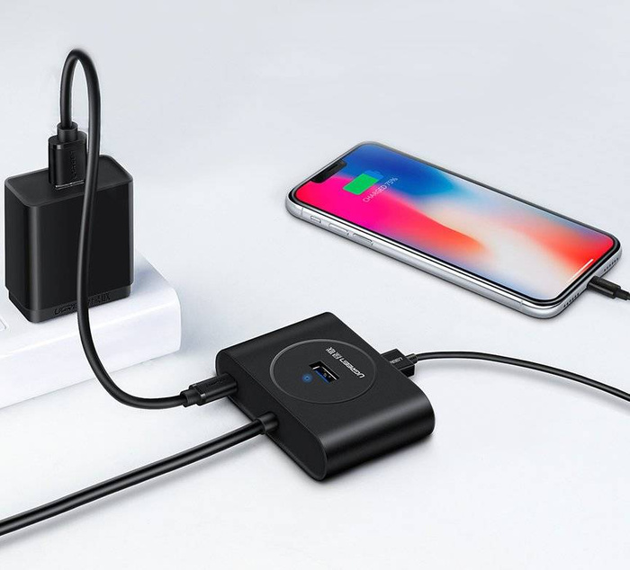 Ugreen HUB Splitter 4x USB 3.2 Gen 1 (1 m Kabel) schwarz (CR113 20291)