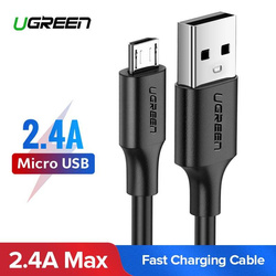 Cable micro USB UGREEN QC 3.0 2.4A 1.5m (black)