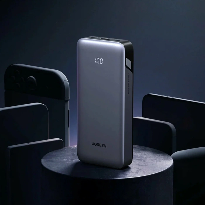 Powerbank Ugreen Nexode 10000mAh 30W USB-A 2xUSB-C - grau