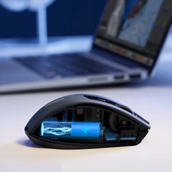 Ugreen USB 2.4GHz optische Funkmaus / Bluetooth 5.0 4000 DPI schwarz (MU006)