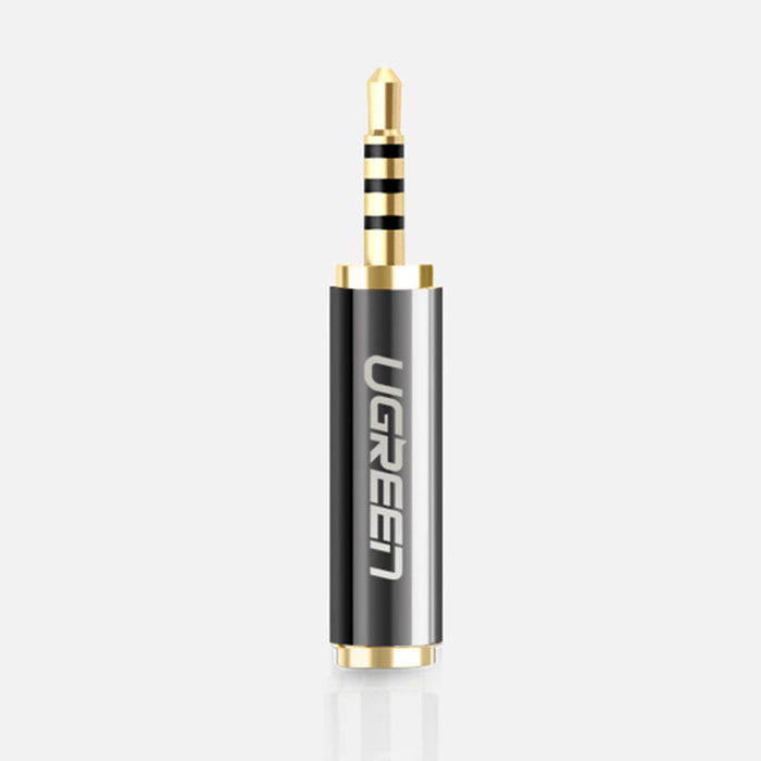 Ugreen audio adapter jack 2.5mm male to jack 3.5mm female black (20501)