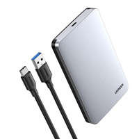 Ugreen pocket enclosure for 2.5 '' SATA 3.0 6Gbps hard disk gray + cable USB - USB Type C 0.5m (CM300)