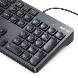 Ugreen KU004 90875 keyboard wired 1.5 m for Windows / MacOS - black