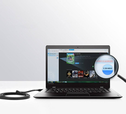 Ugreen Cable Internetkabel Netzwerk Ethernet Patchkabel RJ45 Cat 7 STP LAN 10 Gbps 1m Schwarz (NW107 11268)