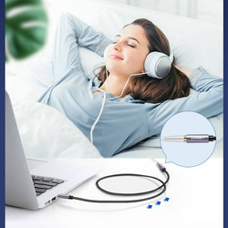 Ugreen Kabel AUX-Verlängerungskabel 3,5 mm Miniklinke 2 m schwarz (AV118 10594)