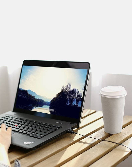 Ugreen Flat Cable Internet Network Cable Ethernet Patchcord RJ45 Cat 6 UTP 1000Mbps 3m Black (NW101 50186)