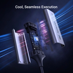 Adapter Ugreen CM648 USB-C do RJ45 Ethernet 2.5G - szary