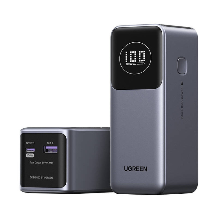 Powerbank 12000mAh Ugreen Nexode PB724, USB-C + USB, 100W