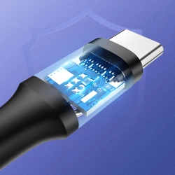 Ugreen US287 60114 USB-A / USB-C 3A cable 0.25m - black