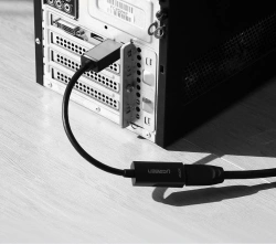 Ugreen Cable Cable from DisplayPort (Male) to HDMI (Female) (Unidirectional) 1080P 60Hz 12bit Black (40362)