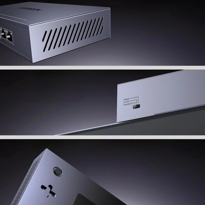 Switch Ugreen 6-Port 1Gbps Ethernet Switch mit PoE - Grau