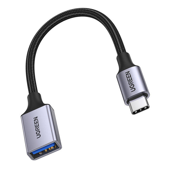 Kabel USB C (Stecker) - USB (Buchse) 3.0 OTG 0,15m Ugreen US378 - schwarz