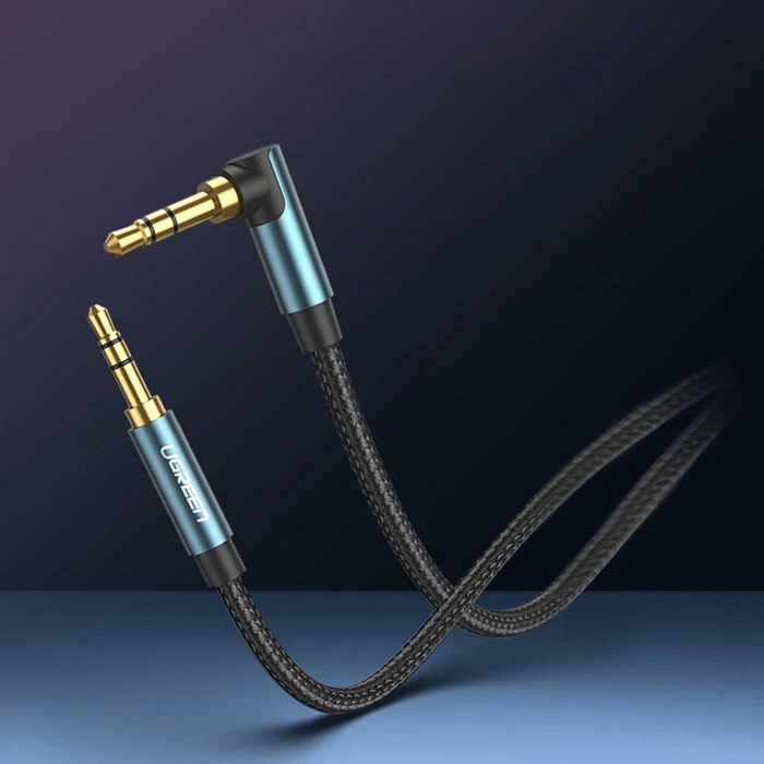 Ugreen kabel audio 2 x mini jack 3,5mm 0,5m niebieski (AV112)