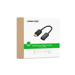 Ugreen Cable Cable From DisplayPort (Male) to HDMI (Female) (Unidirectional) 4K 30Hz 12bit Black (40363)