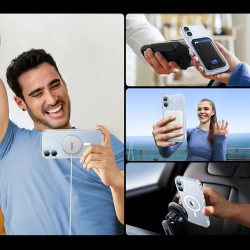 Ugreen Classy Clear Magnetic Case for iPhone 16 Plus - Transparent